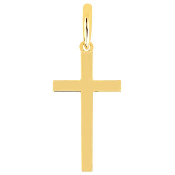 Lykka Crosses kultainen rippiristi / ristiriipus 18 x 9 mm