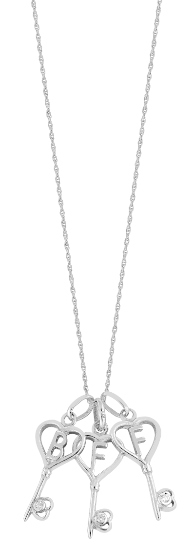 Lykka Hearts BFF jaettava ystäväkaulakoru