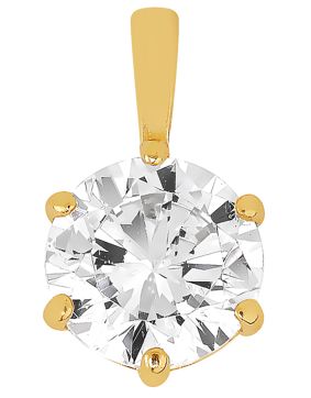 Lykka Casuals kultariipus solitaire 6 mm