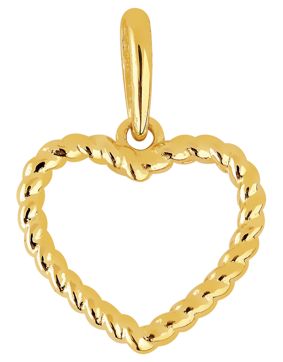 Lykka Hearts kultainen sydänriipus