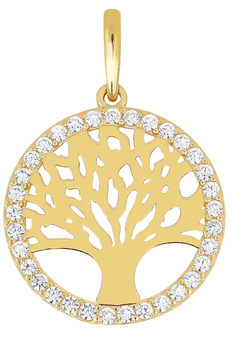 Lykka Symbols Tree of life kultariipus elämänpuu 14 mm