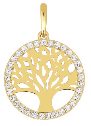 Lykka Symbols Tree of life kultariipus elämänpuu 14 mm