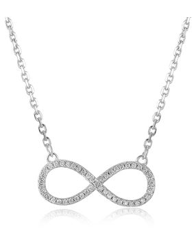 Lykken Symbols hopeakaulakoru infinity
