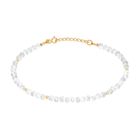 Lykka Casuals kullattu kuukivi-hopearannekoru