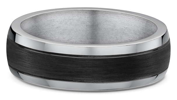 Lykka Strong titaanisormus tynnyri kaksivärinen 7 mm