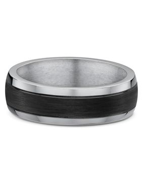 Lykka Strong titaanisormus tynnyri kaksivärinen 7 mm