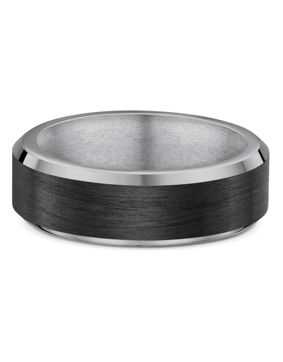 Lykka Strong titaanisormus flakka kaksivärinen 7 mm