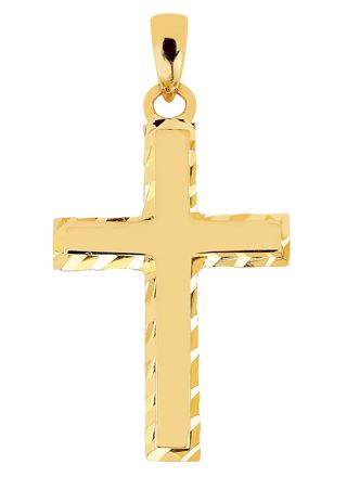 Lykka Crosses ristiriipus kulta / rippiristi 21 x 13 mm