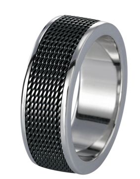 Musta-hopea terässormus 7,8 mm