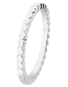 Lykka Casuals hopeahelmisormus 2 mm