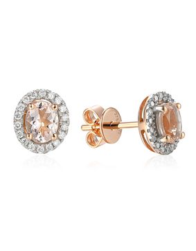 Lykka Elegance ovaalit timanttikorvakorut