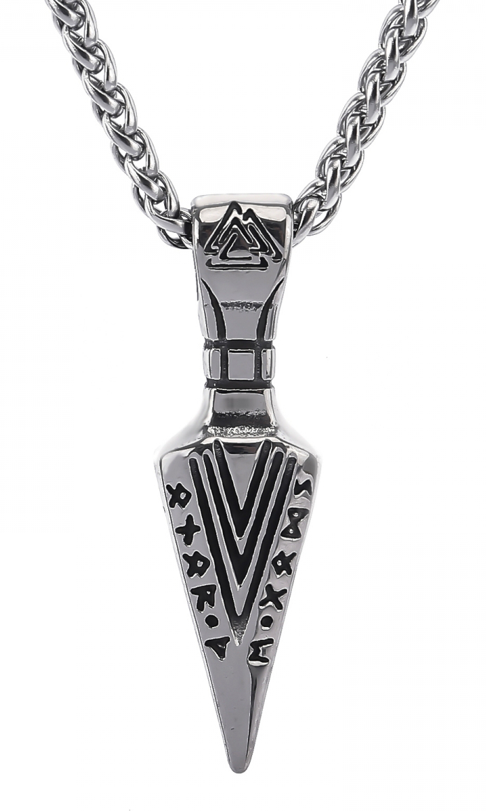 Lykka Viking Gungnir teräskaulakoru 60 cm 5.3 x 1.5 cm