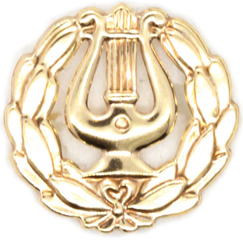 Ylioppilaslyyra saranalukolla 14 karaatin kultaa