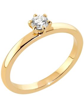 Sandberg Kastepisara timanttisormus kruunu M-34k