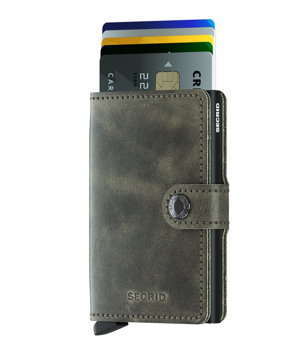 Secrid Miniwallet Vintage Olive-Black 