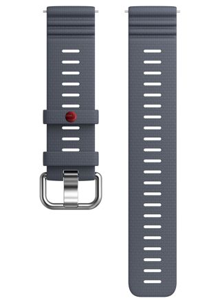 Polar harmaa Premium silikoniranneke 22 mm S-L