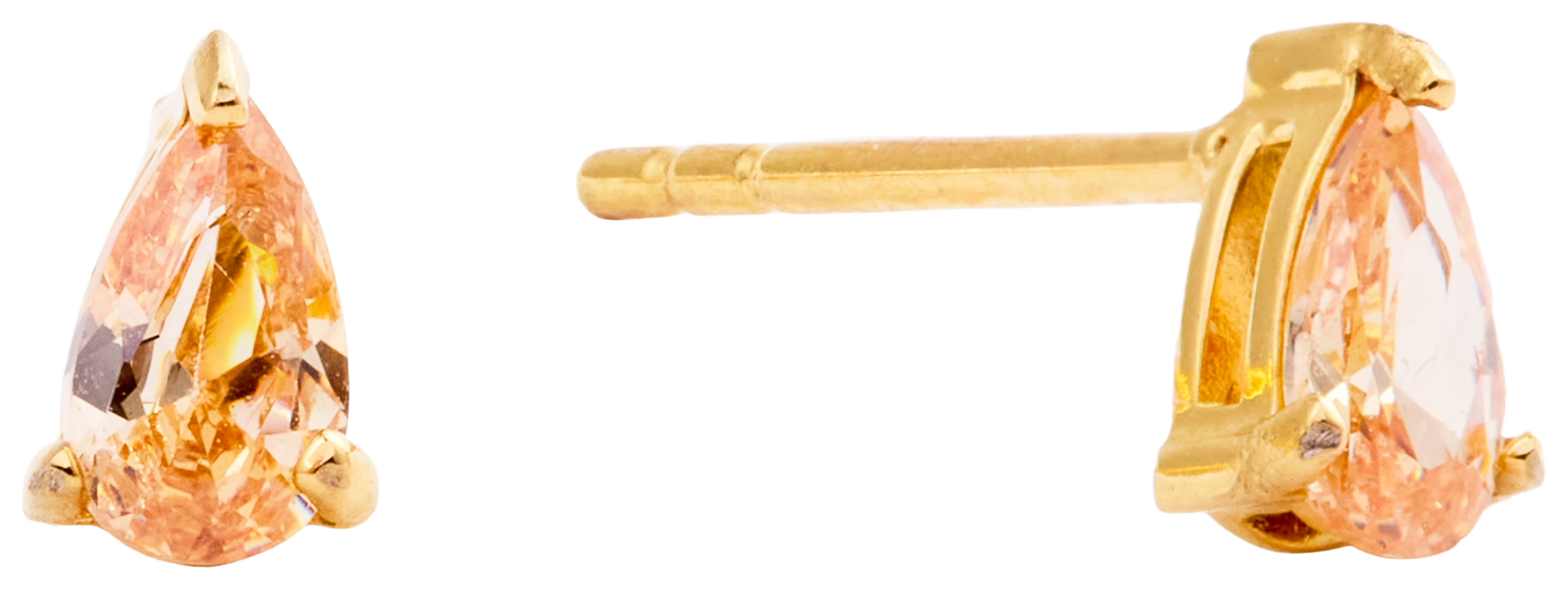 Mockberg Belle Small kullatut korvakorut shampanjanvärinen MB0352