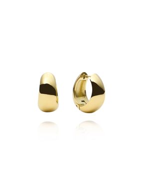 Mockberg Aura Bold kullatut korvarenkaat MB0663