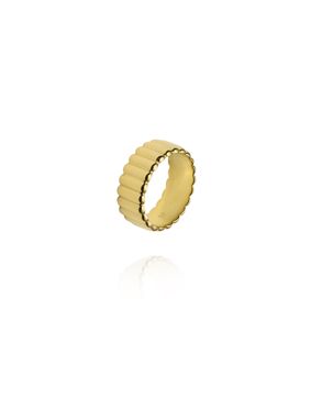 Mockberg Chic Ribbed Gold sormus