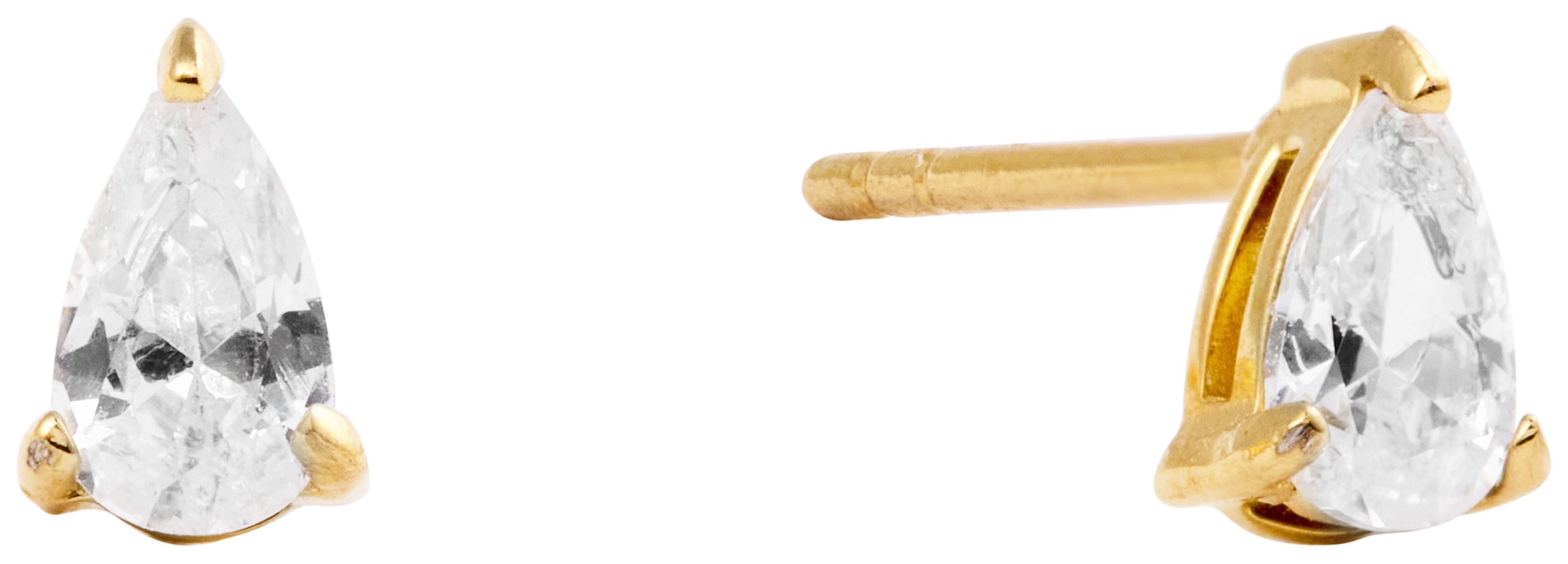 Mockberg Belle Small kullatut korvakorut kirkas MB0829