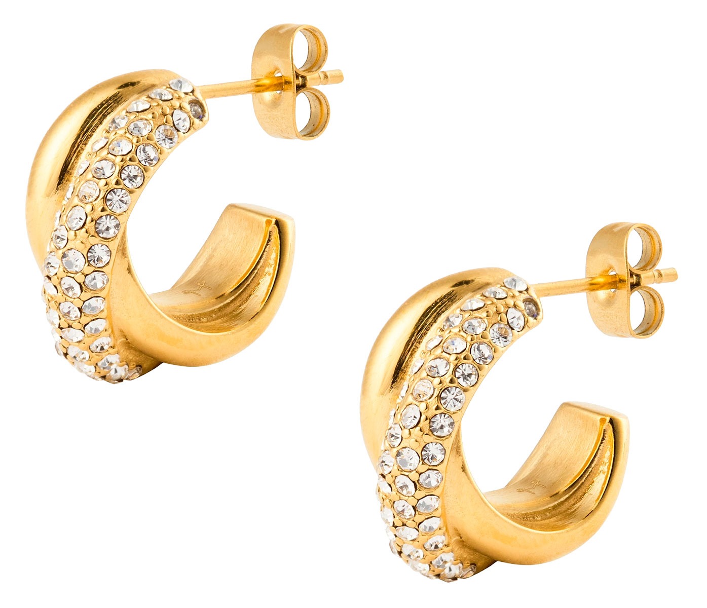 Mockberg x Kenza Aurora kullatut teräskorvakorut MB1847