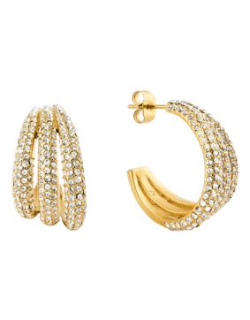 Mockberg x Kenza Aurelia kullatut teräskorvakorut MB1849