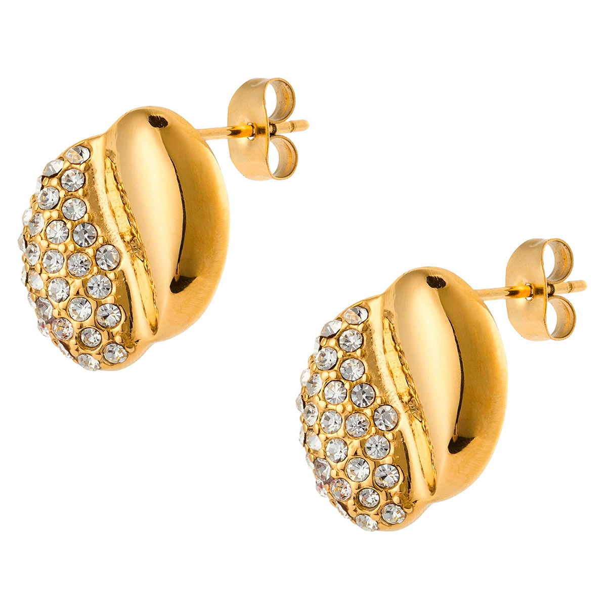 Mockberg x Kenza Eve kullatut teräskorvakorut MB1853