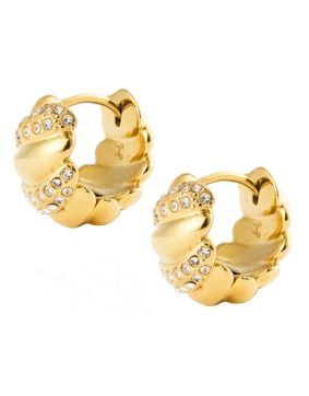 Mockberg x Kenza Noela kullatut teräskorvakorut MB1923