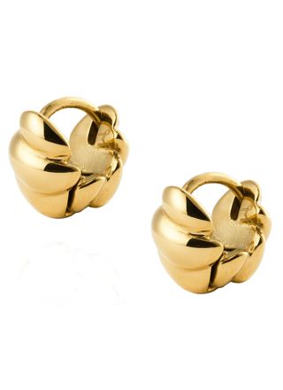 Mockberg x Kenza Seléne kullatut teräskorvakorut MB1925