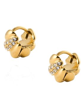 Mockberg x Kenza Noela kullatut teräskorvakorut MB1927