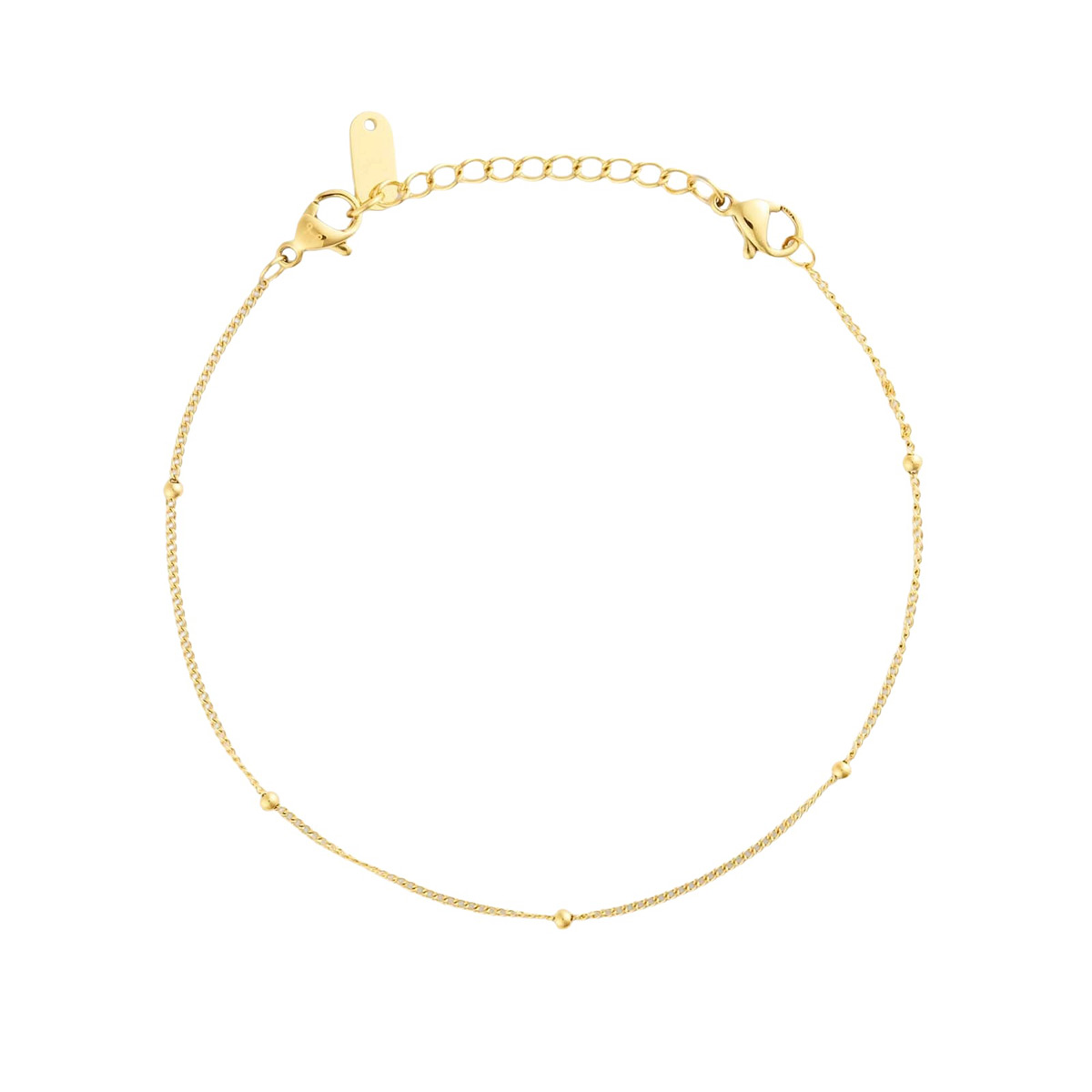 Mockberg Beaded Chain kullattu rannekoru