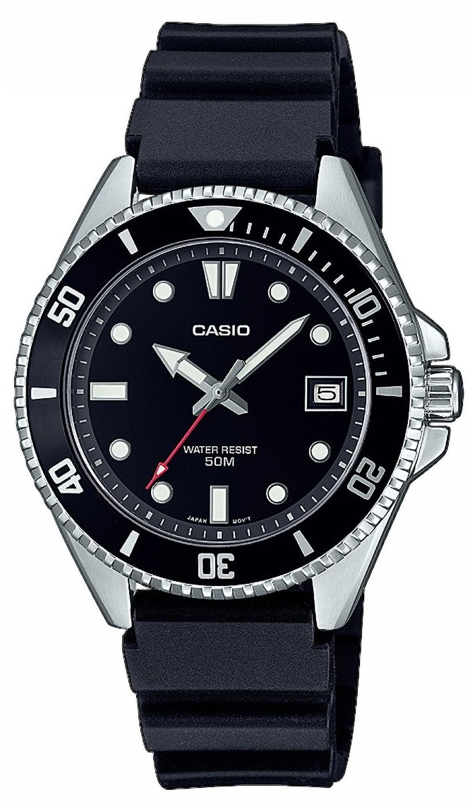 Casio Duro black bio-resin MDV-10-1A1VEF