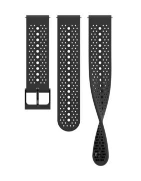 Suunto 5 Peak / 9 Peak All Black silikoniranneke 22mm SS050691000