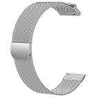 Tiera hopeinen Milanese mesh-ranneke 18 mm