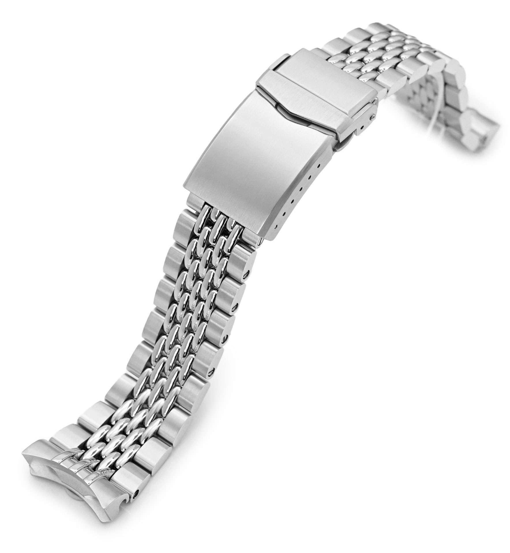 ﻿MiLTAT Goma BOR teräsranneke Seiko 5 -sarjaan SS221820BPS123