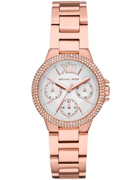 Michael Kors Camille Multifunction Rose Gold-Tone Stainless Steel Watch MK6845