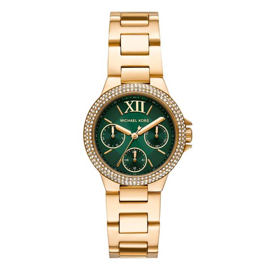 Michael Kors Camille Multifunction Gold-Tone Stainless Steel Watch MK6981