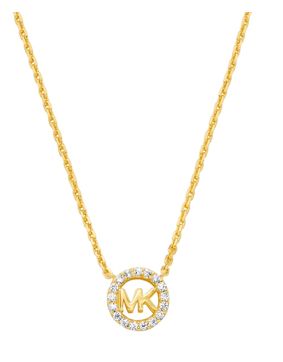Michael Kors Premium 14-karaatin kullattu MK hopeakaulakoru MKC1726CZ710
