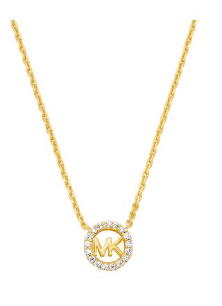 Michael Kors Premium 14-karaatin kullattu MK hopeakaulakoru MKC1726CZ710