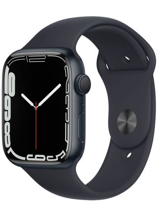 Apple Watch Series 7 GPS keskiyönsininen alumiinikuori 45 mm keskiyö urheiluranneke - REFURBISHED
