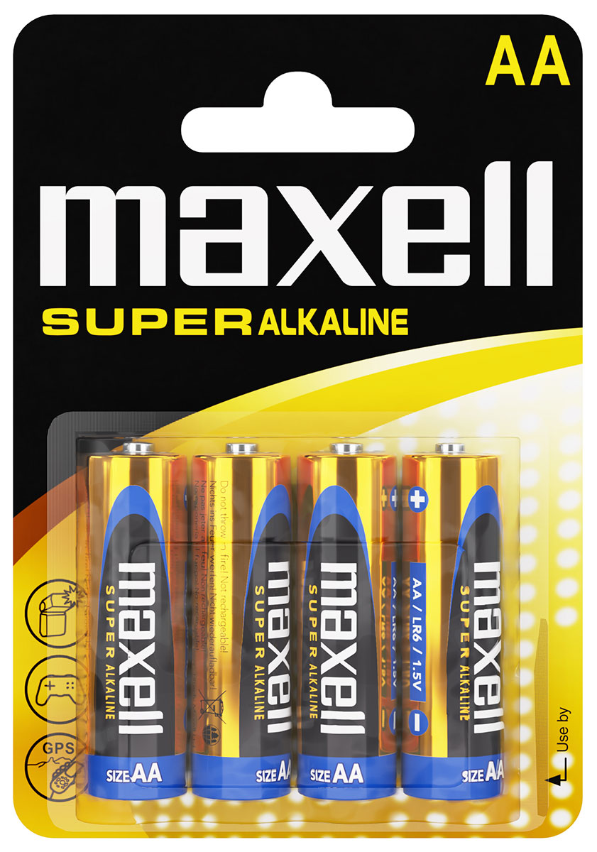 Maxell LR06 Super alkaline (AA) 4-Pack
