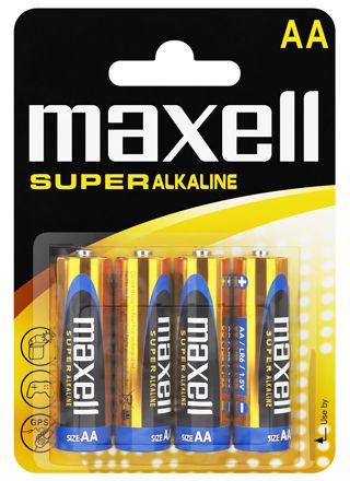 Maxell LR06 Super alkaline (AA) 4-Pack