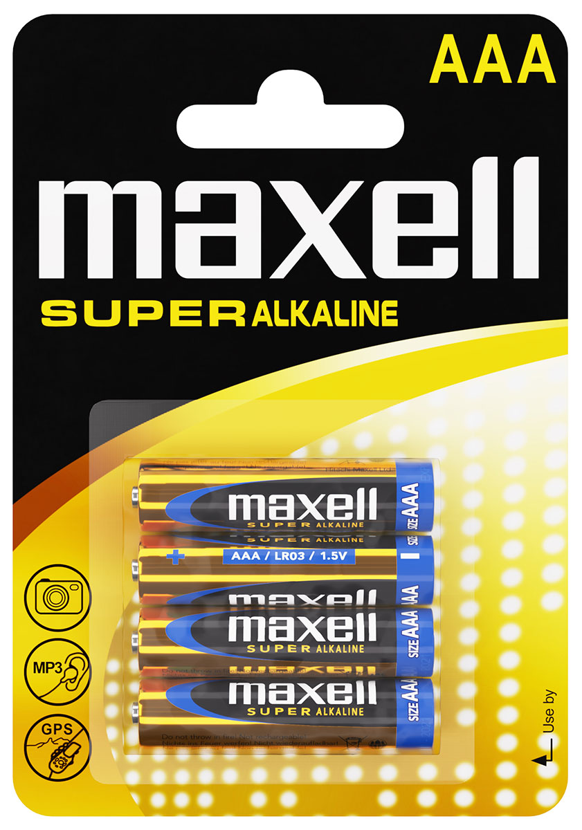 Maxell LR03 Super alkaline (AAA) 4-Pack