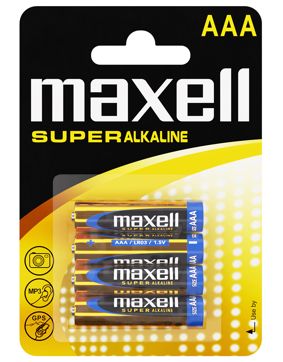 Maxell LR03 Super alkaline (AAA) 4-Pack