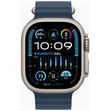 Apple Watch Ultra 2 GPS + Cellular titaanikuori 49mm sininen Ocean-ranneke MREG3KS/A