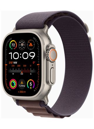 Apple Watch Ultra 2 GPS + Cellular titaanikuori 49mm indigo Alpine Loop-ranneke - koko M MRET3KS/A