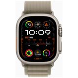 Apple Watch Ultra 2 GPS + Cellular titaanikuori 49mm Olive Alpine Loop-ranneke - koko M MREY3KS/A