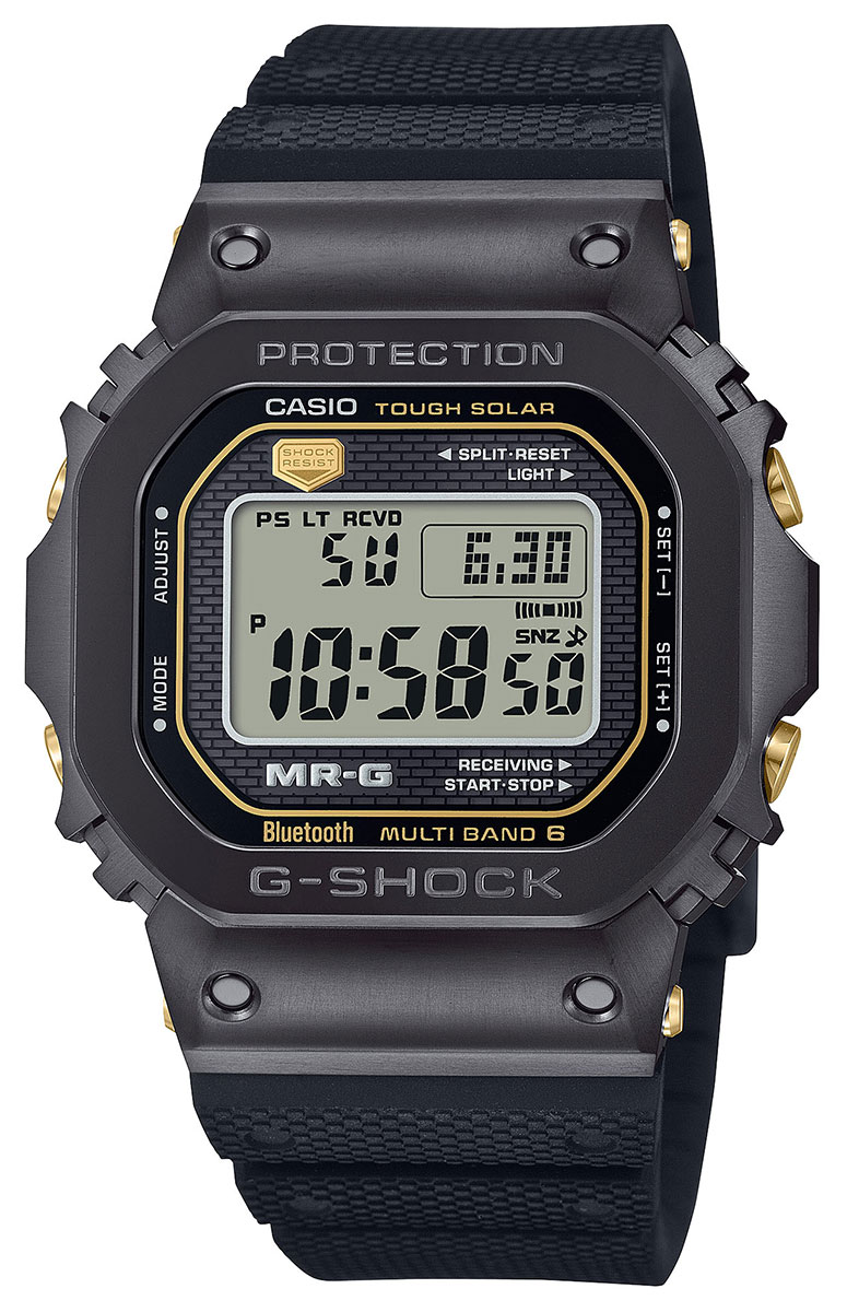 Casio G-Shock MRG-B5000R-1DR Dura Soft Fluoro Rubber Band