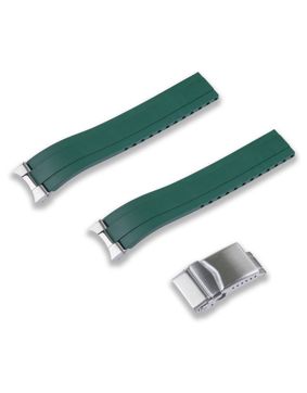 Crafter Blue vihreä kumiranneke Seiko Speedtimer malleihin MX03-911