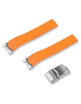 Crafter Blue oranssi kumiranneke Seiko 1965 Heritage Diver malleihin MX03-143